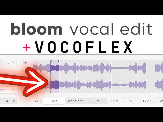 Bloom Vocal Edit + Vocoflex | Vocal Chops ad libs Voice Morphing VST AU AAX