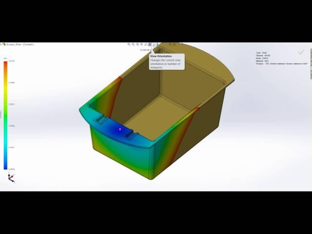 Mold Flow Analysis using SolidWorks