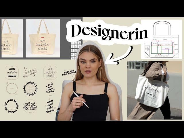 Ich wurde als Designerin gebucht - Grafik Design Projekt Vlog // I'mJette