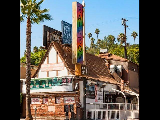 Sunset Strip - 8K Drone Footage - The Rainbow Bar & Grill