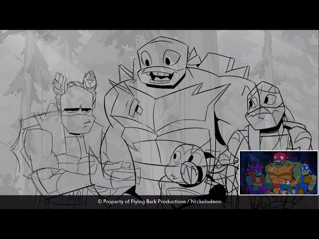 Rise of the Teenage Mutant Ninja Turtles - Rough Animation Reel - by Edwin van Beek