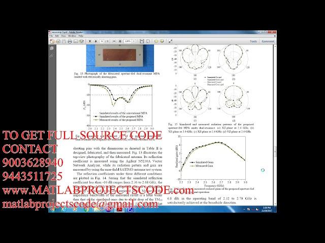 A low profile aperture coupled microstrip antenna with enhanced bandwidth