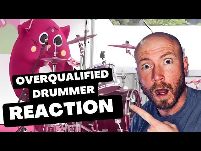 Drummer Reacts To - WHEN YOURE OVERQUALIFIED FOR THE JOB FIRST TIME HEARING Reaction