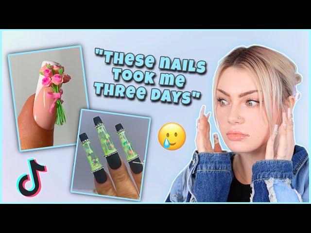 Recreating Crazy Nails From TikTok