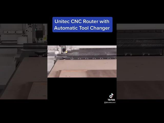 Unitec CNC Router with ATC and Pressing Roller