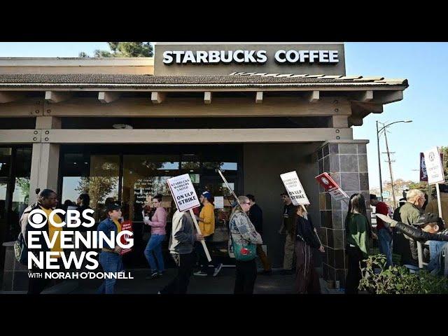 Why Starbucks and Amazon workers are striking