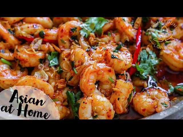 4 Minutes Spicy Garlic Shrimp