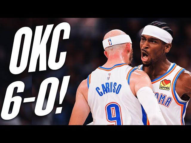 The Oklahoma City Thunder's BEST Plays Of Their 6-0 START! | November 2, 2024