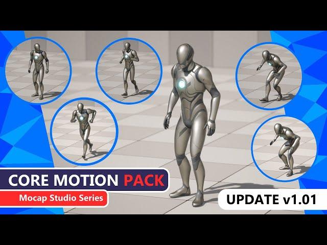 MOCAP STUDIO SERIES Core Motion Pack UPDATE v1.01 - Motion Capture Animation for Games