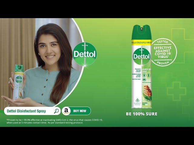 Dettol Surface Disinfectant Spray keeps your kitchen safe & protected from germs