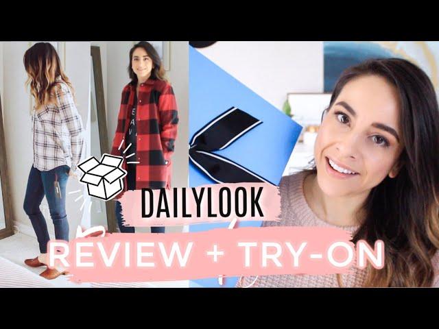 WINTER CLOTHING TRY ON + HAUL / Dailylook Unboxing + Winter outfit ideas 2019 | Justine Marie