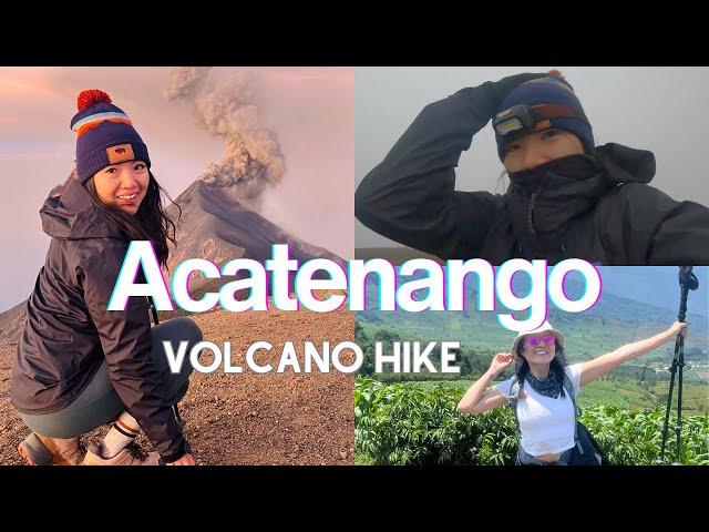 Acatenango Overnight Hike in Guatemala! Watch volcano erupts at 13,000ft + late hike to Vocan Fuego!