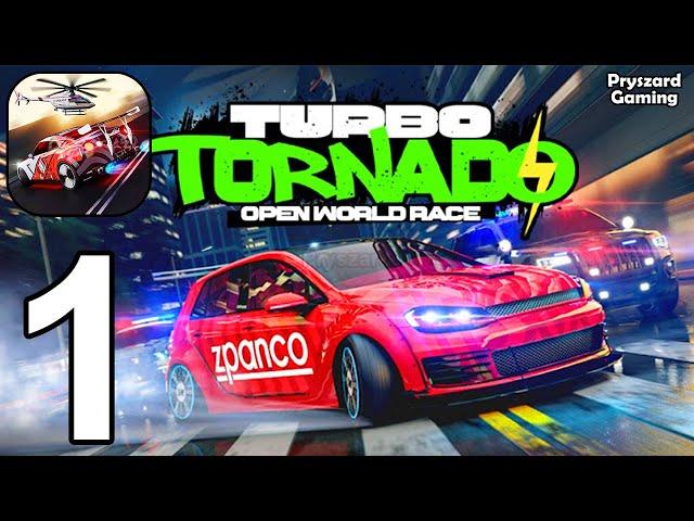 Turbo Tornado: Open World Race - Gameplay Walkthrough Part 1 Race, Drift, Police Pursuit Mode