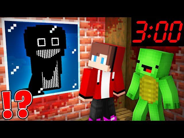 Why Scary NIGHT PROWLER ATTACK HOUSE JJ and Mikey At Night in Minecraft? - Maizen