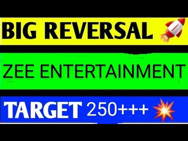 ZEE ENTERTAINMENT SHARE LATEST NEWS TODAY,ZEE ENTERTAINMENT SHARE ANALYSIS,ZEEL SHARE TARGET