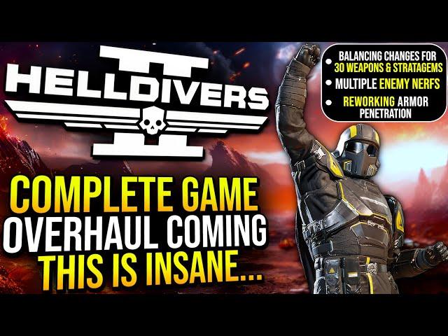 Helldivers 2 is about to get a Complete Gameplay Overhaul!