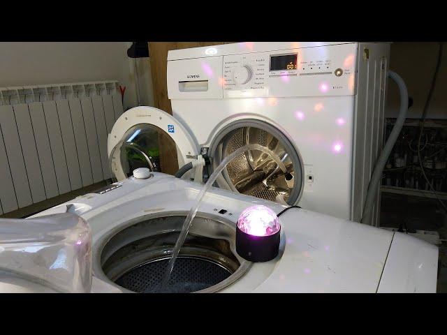 Experiment - Fountain with Two - Washing Machines