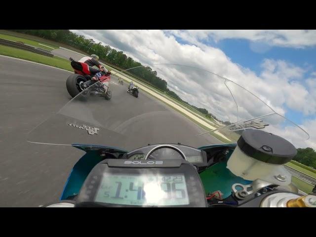 Yamaha R6 track day at Barber Motorsports Park with Sportbike Track Time