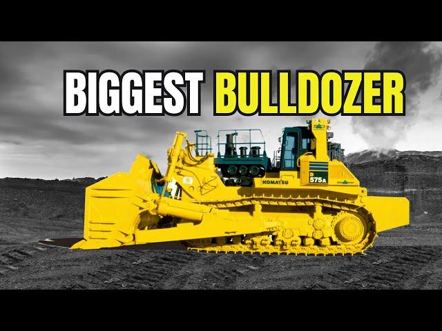 Komatsu D575A Super Dozer: Biggest Bulldozer #engineering