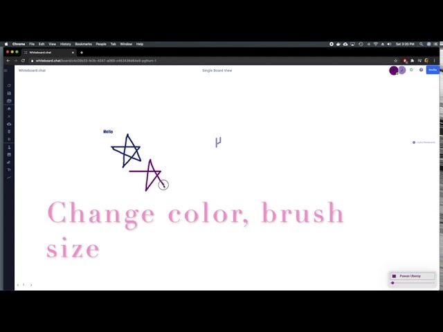 How to use Whiteboard.chat