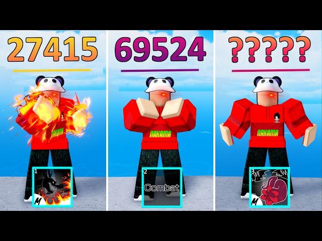 Highest Damage Possible with EVERY Fighting Style in Blox Fruits