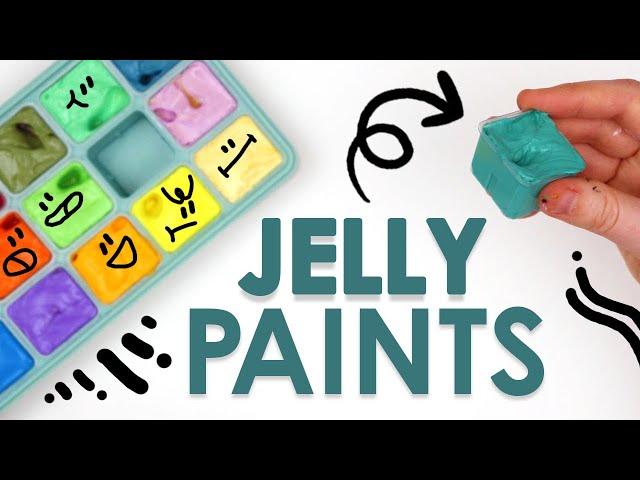 TRENDY or TRASH? - Trying Jelly Gouache Paints