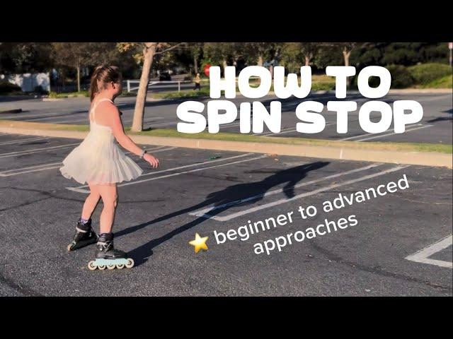 Spin Stop Tutorial  become a stopping master on Inline Skates!