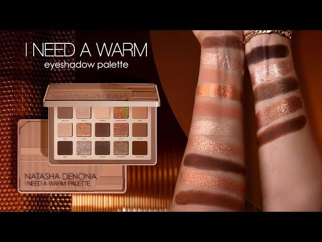 Introducing the ND I NEED A WARM EYESHADOW PALETTE  | Natasha Denona Makeup