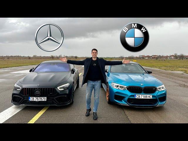 DRAG RACE! Brabus GT700  vs BMW M5 Competition