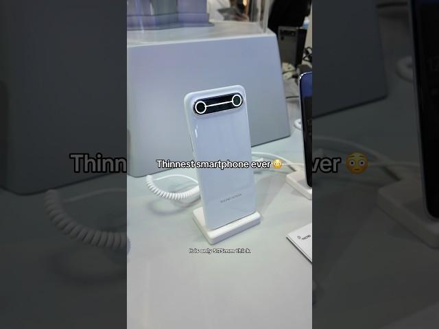 World’s THINNEST Smartphone  Hands-On with Techno Spark Slim at MWC 2025 #smartphone