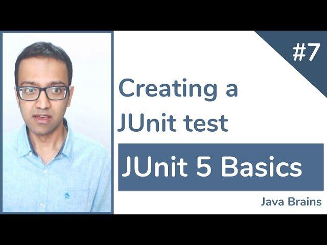 JUnit 5 Basics 7 - Creating a JUnit test