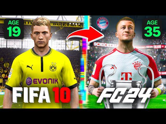 I Replayed MARCO REUS Career From FIFA 10 to FC 24!