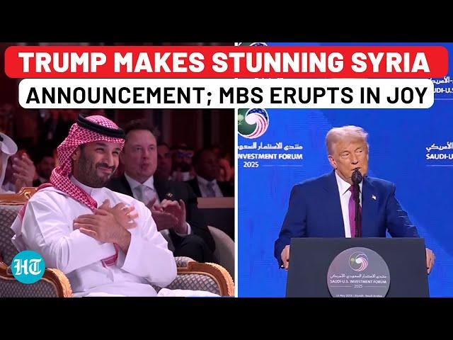 Watch: Trump Gets Standing Ovation For Historic Syria Announcement; MBS Erupts In Joy | Sanctions