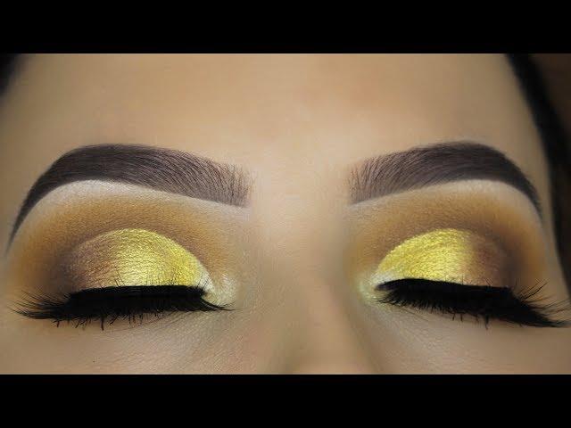 Yellow Fall Inspired Eye Makeup Tutorial