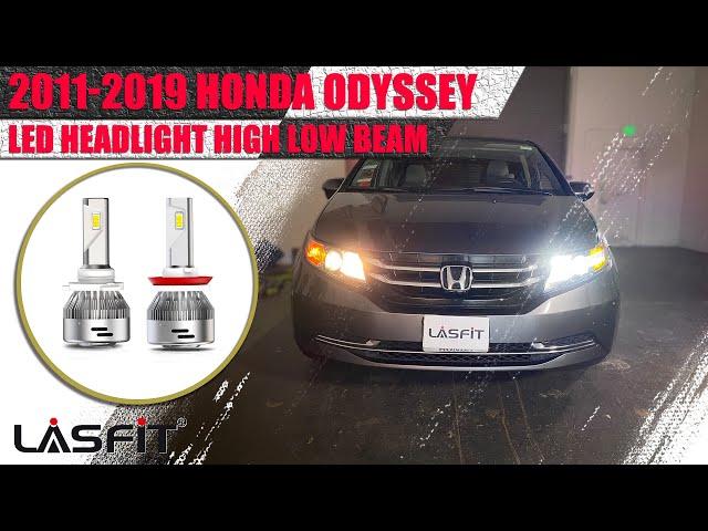 2011-2019 Honda Odyssey Headlight High Low Beam change to Lasfit H11 9005 LED Bulbs