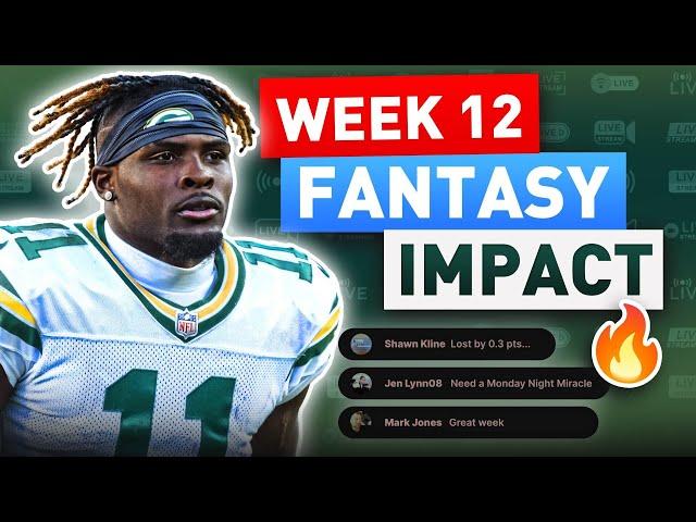 NFL Week 12 Reactions + Injuries | Early Week 13 Waiver Wire & Fantasy Football Advice (2024)