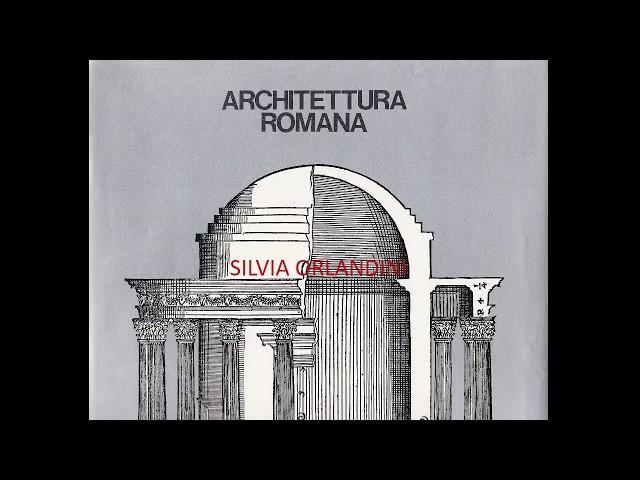 L'ARCHITETTURA ROMANA I parte