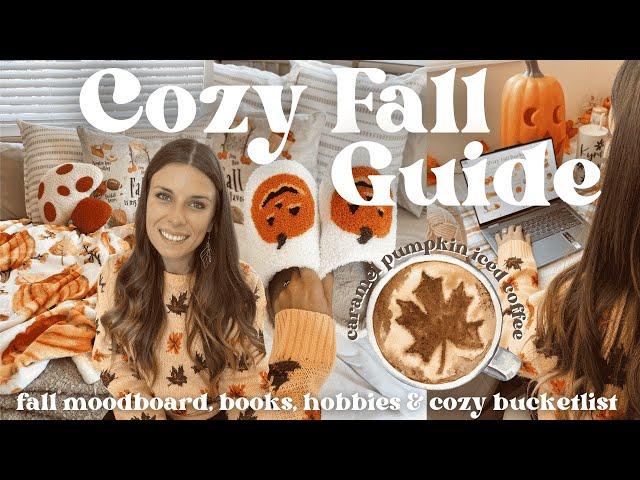 A COZY GIRLS GUIDE TO FALL 2024 // Fall Bucketlist, TBR & More! 