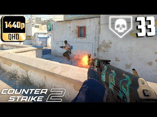 CS2- 33 Kills On Dust 2 Competitive Full Gameplay #20! (No Commentary)