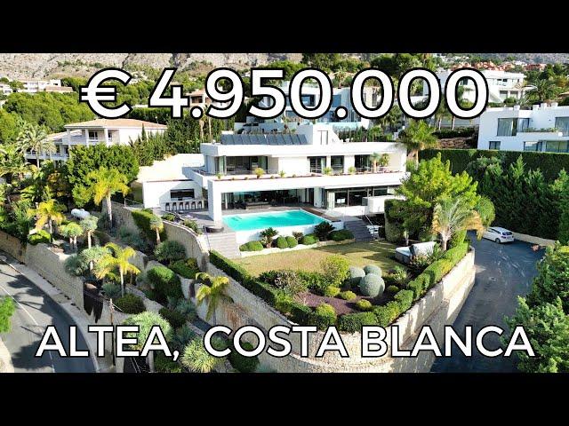 Breathtaking modern mansion for sale in Altea on the Costa Blanca in Spain