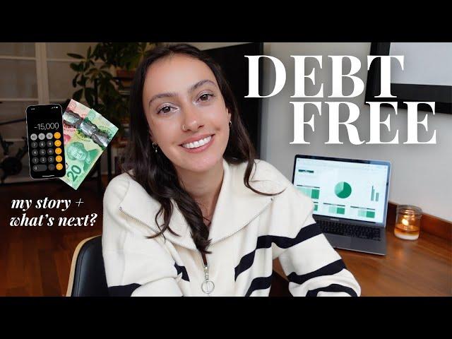 I'm debt free! ... now what? | My Debt Free Journey  *$55,000 total*