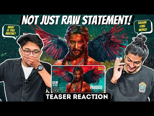 The Paradise Glimpse Reaction: RAW STATEMENT | Nani | Srikanth Odela | Anirudh | SoSouth