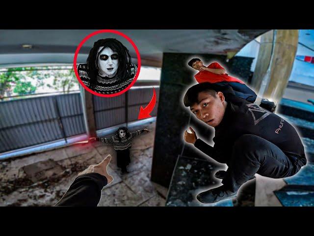 PARKOUR POV vs SERBIAN DANCING LADY KILLER HORROR ( Mysterious House and crazy girl )