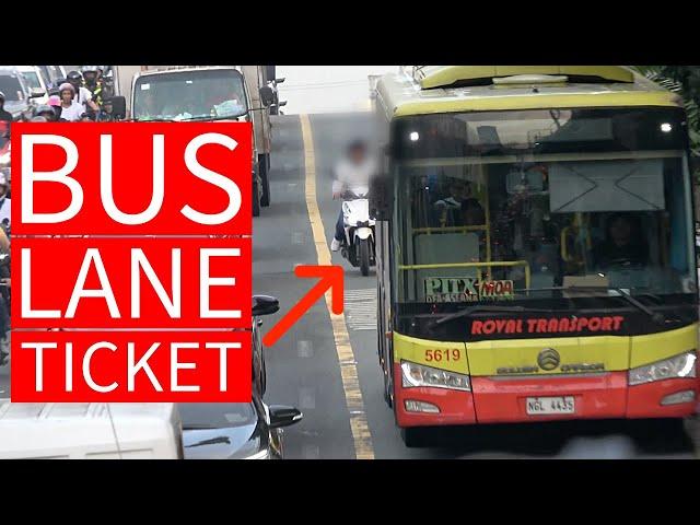 Bus lane violator suspected to be driving under the influence?