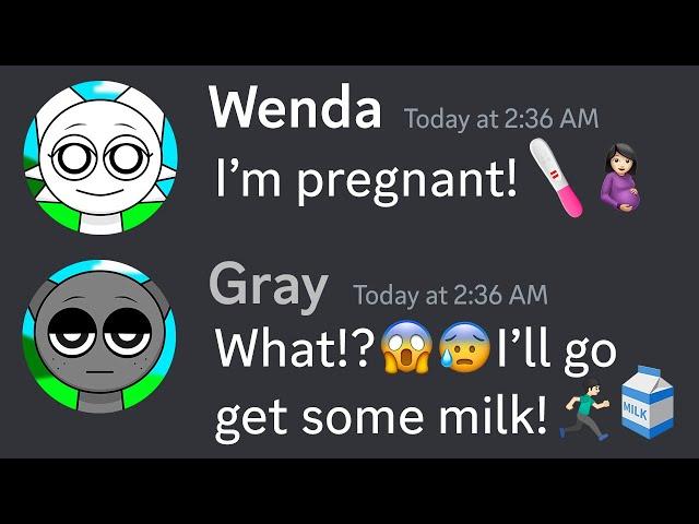 Wenda is PREGNANT! Gray is Gone... | If Incredibox Sprunki had a Discord Server