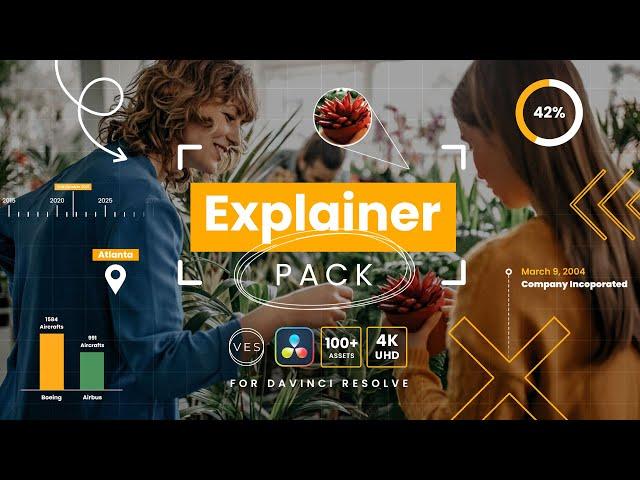 Explainer Pack for Davinci Resolve