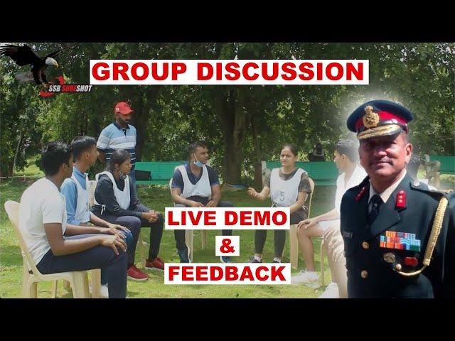 SSB Interview Group Discussion Live Demo & Feedback by Maj Gen VPS Bhakuni | GTO Tasks