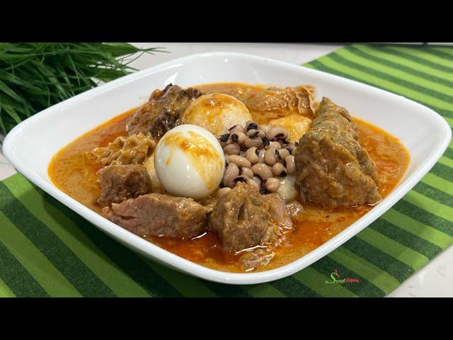 How To Make The Authentic Ghana Peanut Butter Soup Without Tomato Paste | Groundnut Soup