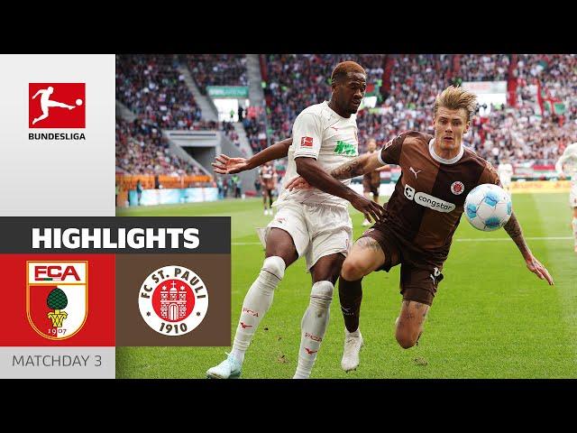 First Victory In This Season! | FC Augsburg - FC St. Pauli 3-1 | Highlights | MD 3 Bundesliga 24/25