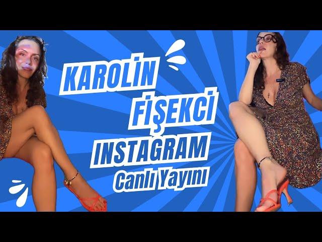 Karolin Fisekci Instagram Live Broadcast